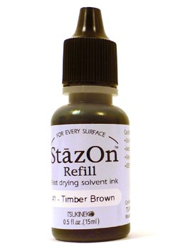 Stazon refill Timber Brown