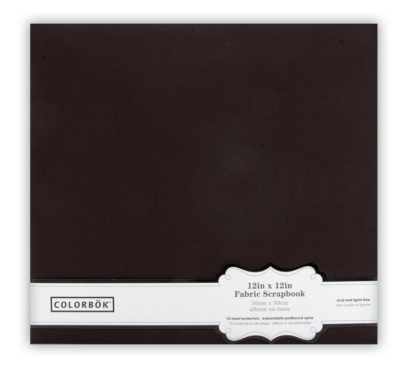 Colorbok Fabric album Black