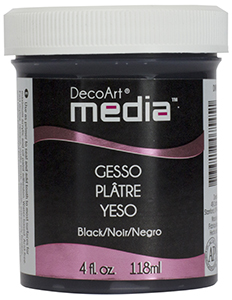 DecoArt Media Black Gesso