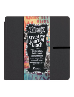 Dylusions Creative Journal Square Black