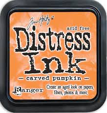 Ranger Distress Ink Carved Pumpkin