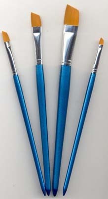 Penselen set Nylon, 4 stuks