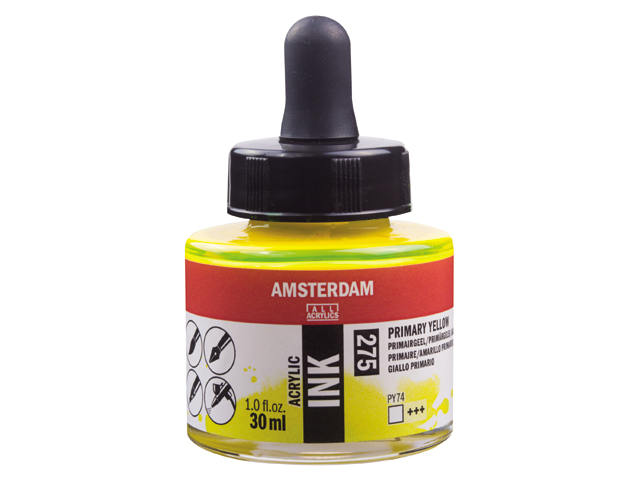 Amsterdam Acrylic Ink Naples Yellow Deep