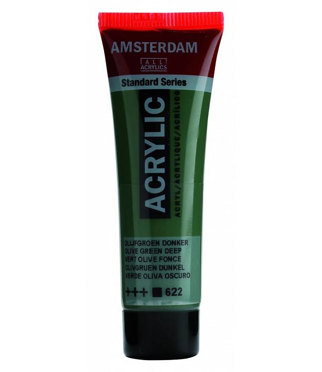 Amsterdam Acrylic Paint Olive Green Deep