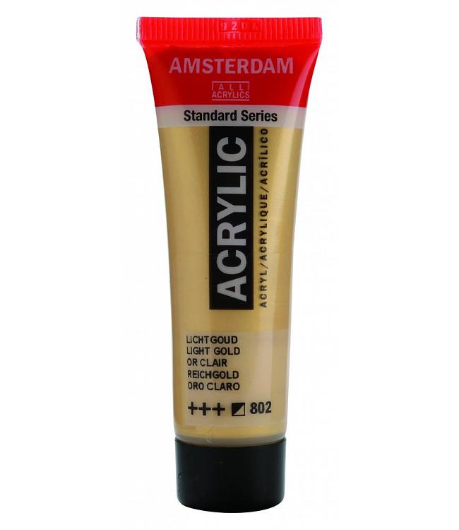 Amsterdam Acrylic Paint Light Gold