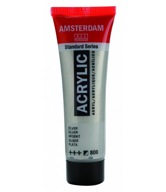 Amsterdam Acrylic Paint Silver