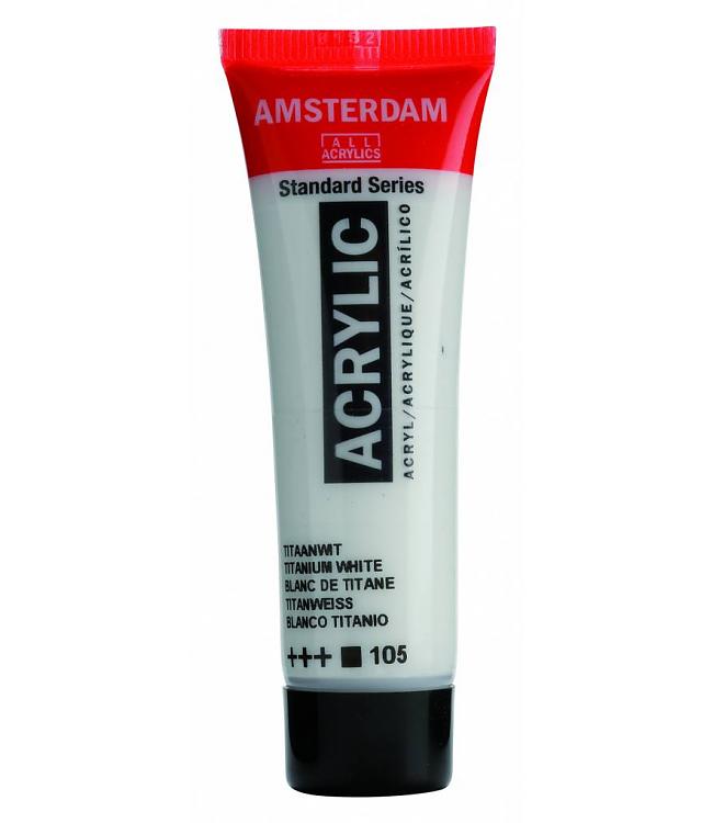 Amsterdam Acrylic Paint Titanium White