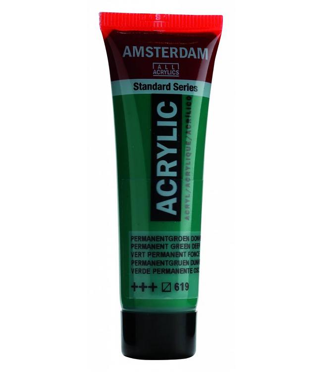 Amsterdam Acrylic Paint Permanent Green Deep
