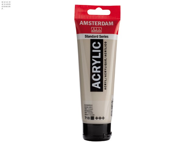 Amsterdam Acrylic Paint Warm  grey.