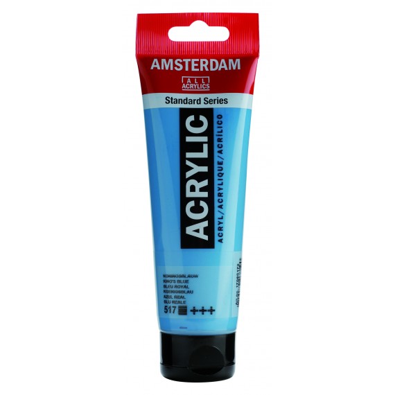 Amsterdam Acrylic Paint King's Blue.