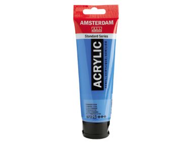 Amsterdam Acrylic Paint Primary Cyan.