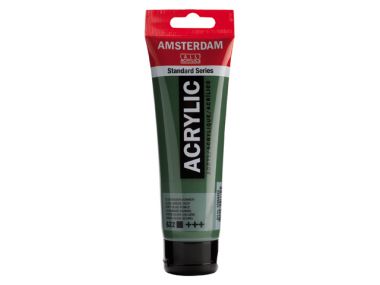 Amsterdam Acrylic Paint Olive Green Deep.