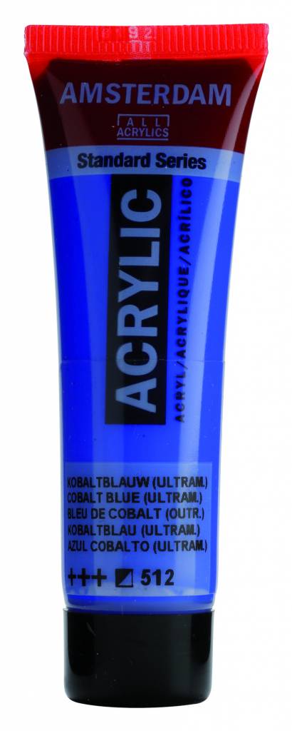 Amsterdam Acrylic Paint Cobalt Blue.