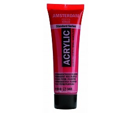 Amsterdam Acrylic Paint Permanent Red Purple.