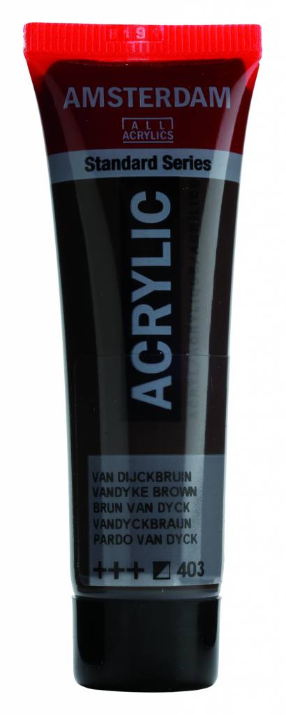 Amsterdam Acrylic Paint Vandyke Brown.