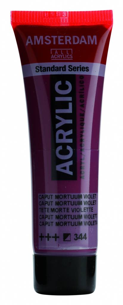 Amsterdam Acrylic Paint Caput Mortuum Violet.