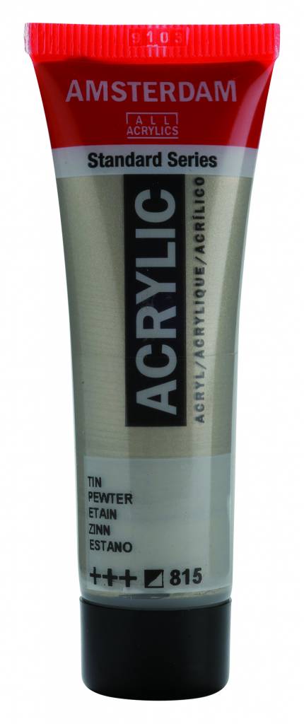 Amsterdam Acrylic Paint Pewter.
