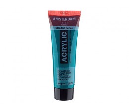 Amsterdam Acrylic Paint Phthalo green.