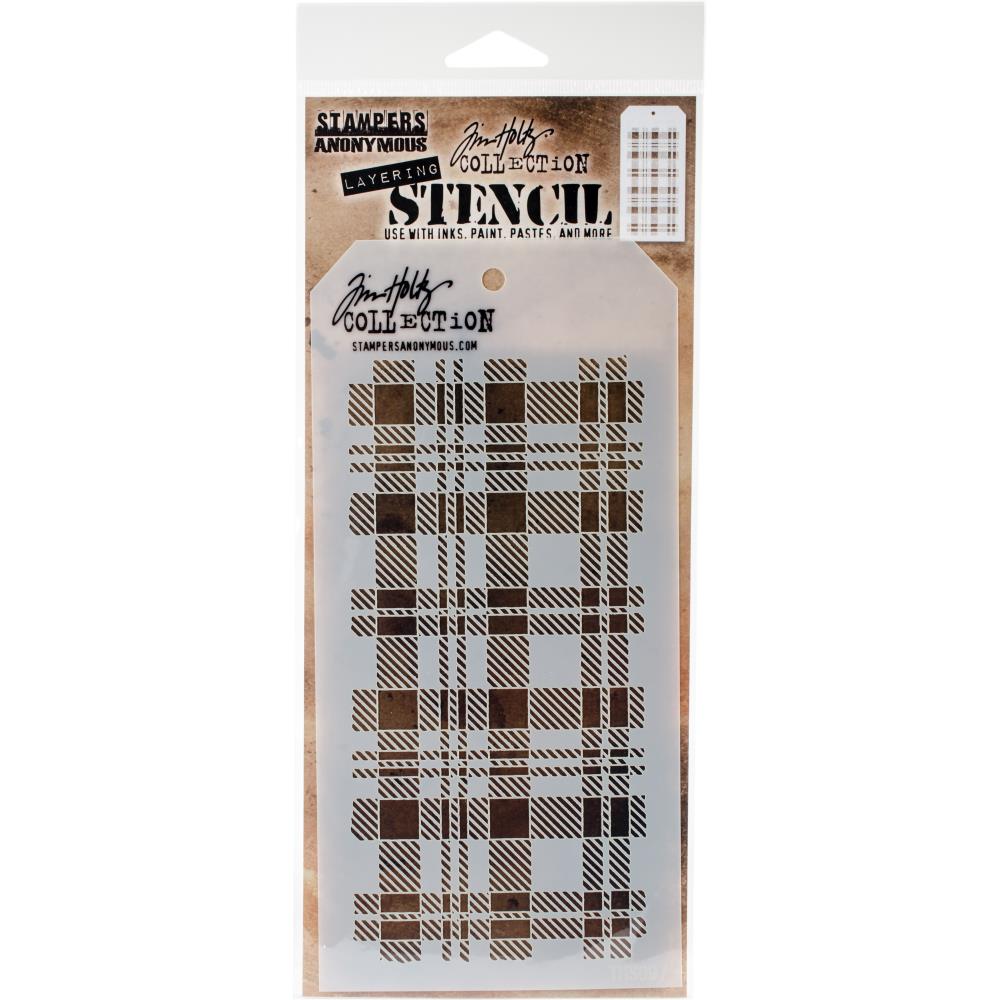 TH Stencil Plaid
