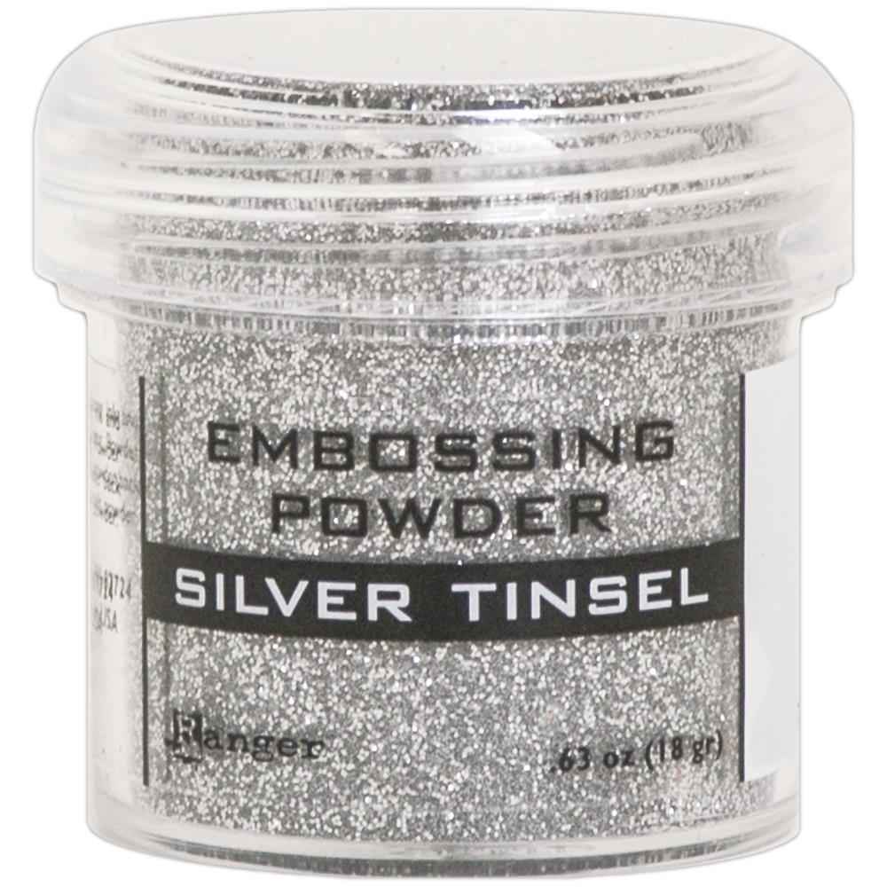 Ranger embossingpoeder Silver Tinsel