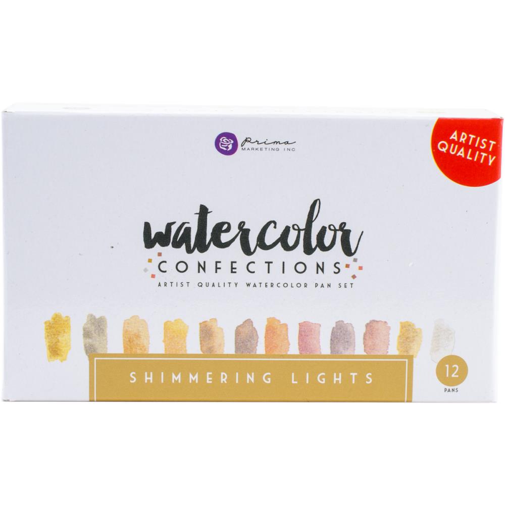 Prima Watercolor Confections Watercolor Pans Shimmering Lights.
