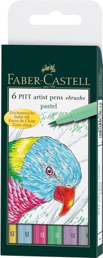 FB 6 Pitt Artist Pens <brush> Pastel