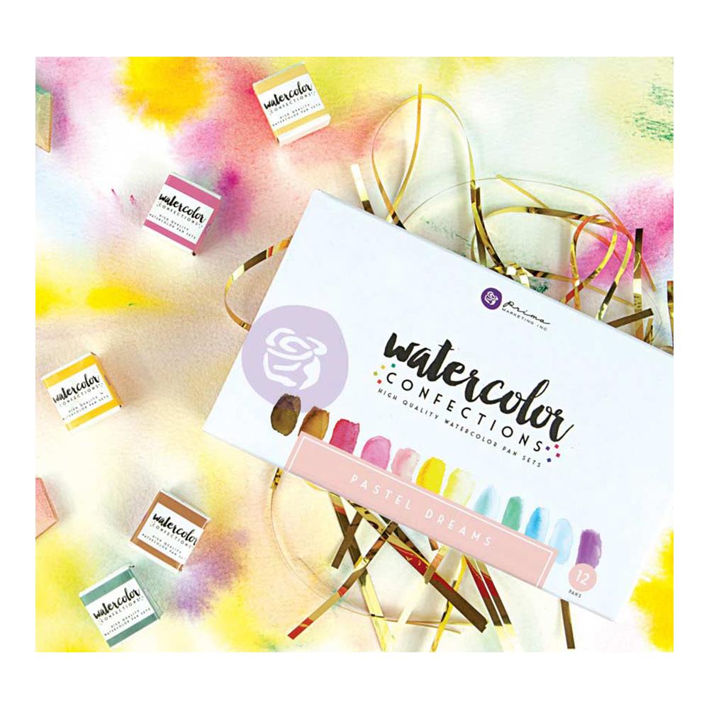 Prima Watercolor Confections Watercolor Pans Pastel Dreams