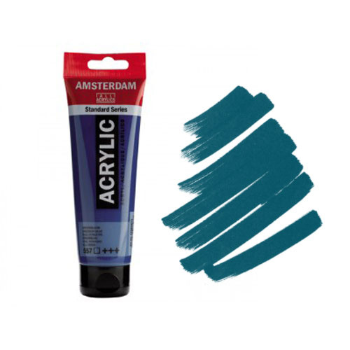 Amsterdam Acrylic Paint Greenish Blue
