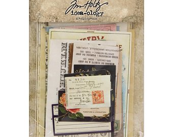 Tim Holtz Ephemera Pack Remnants 33 pieces