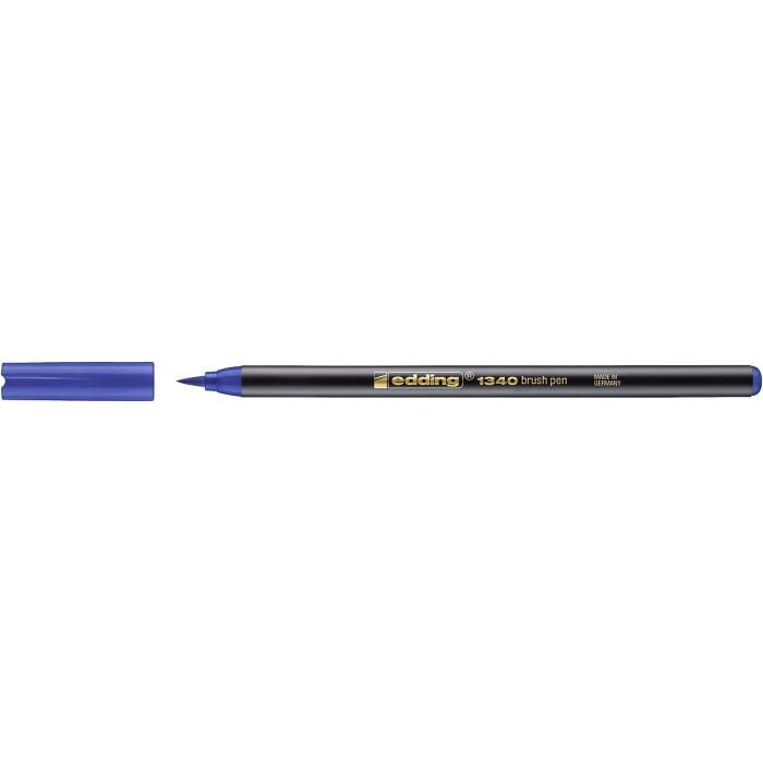 Edding 1340 Brush pen Blauw