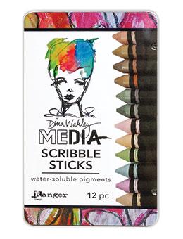 Dina Wakley Media Scribble Sticks 3