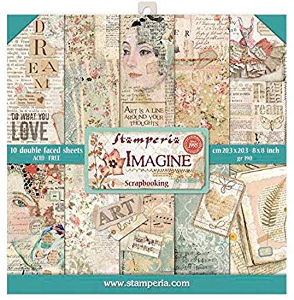 Stamperia Paperpad Imagine 12 inch