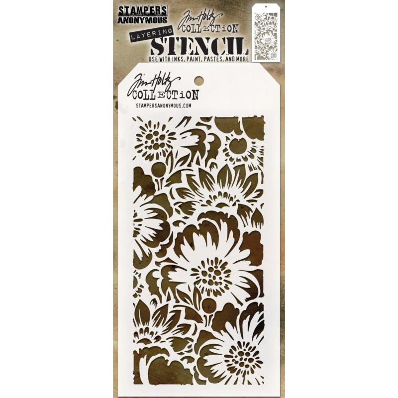 TH Stencil Bouquet