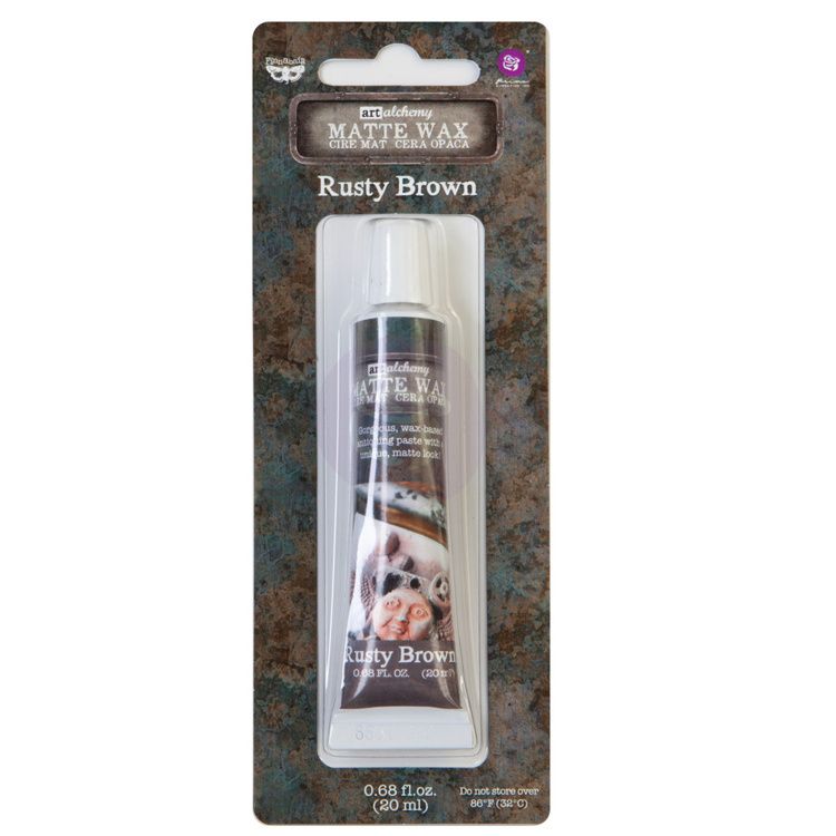 Finnabair Rusty Brown Art Matte Wax 