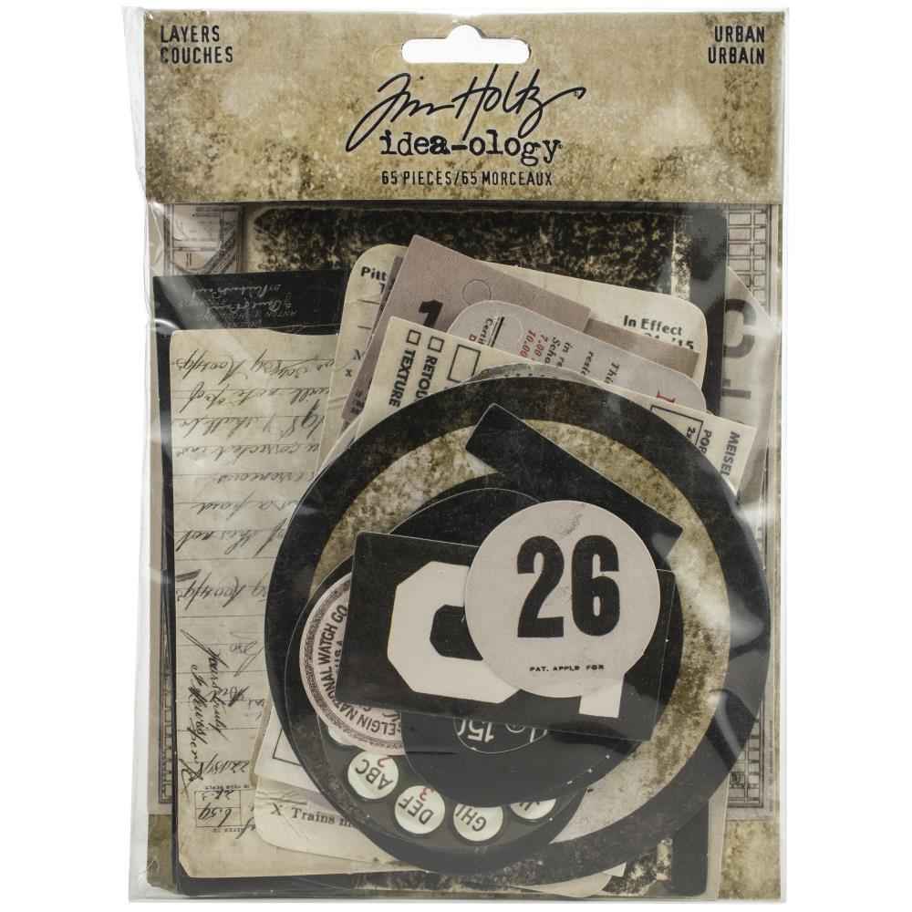 Tim Holtz Urban Layers 65 pieces