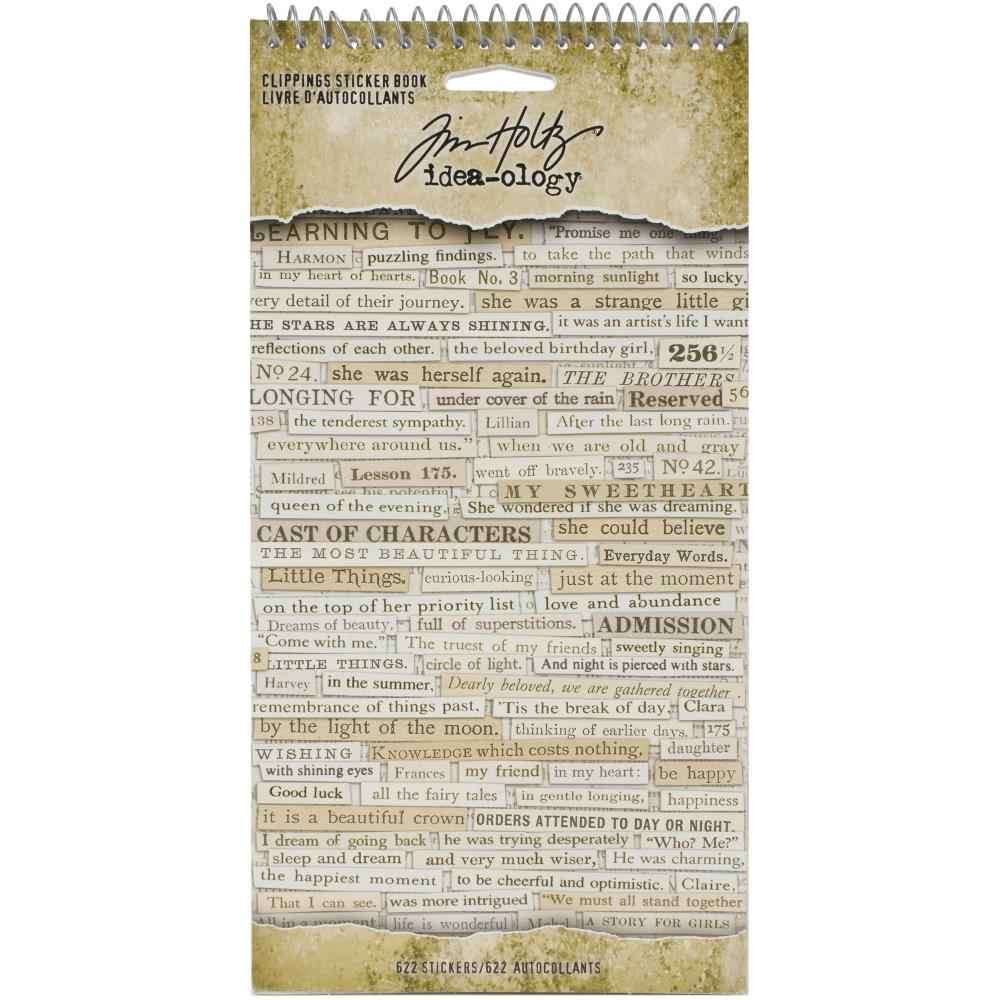 Tim Holtz Clippings Stickerbook