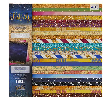 Natures Garden Nativity Paper Pad 12 inch.