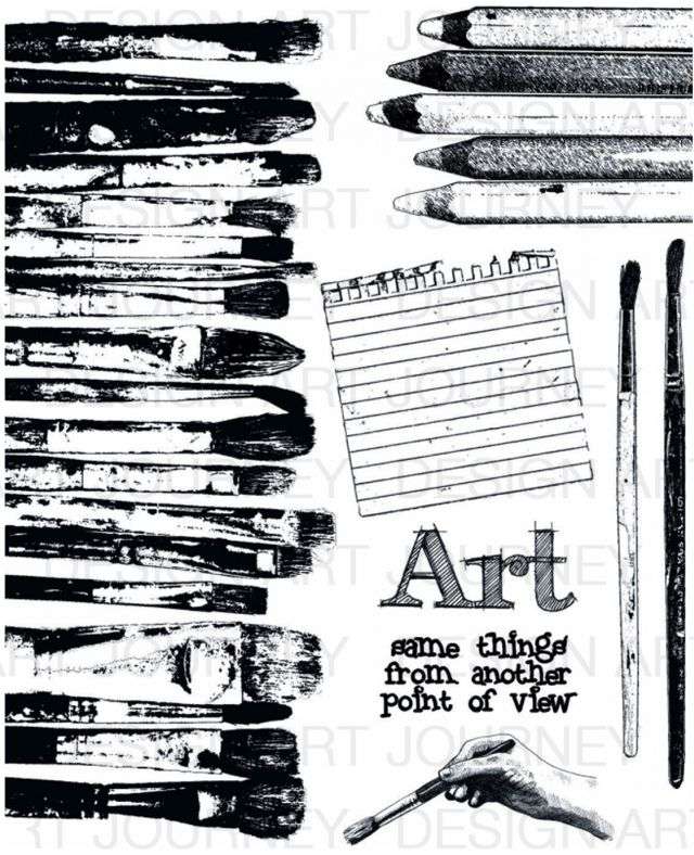 AJ Brushes and Pencils