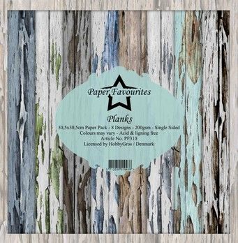 Paper Favourites Planks  Paper Pad 12 inch.