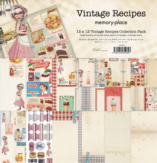 Memory-Place Vintage Recipes Paperpack 12 inch