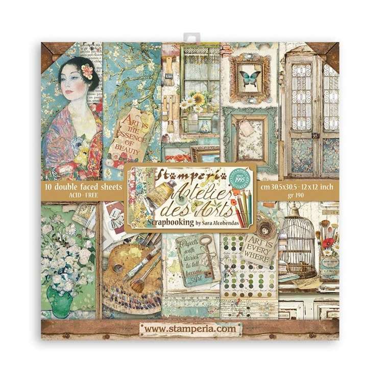 Stamperia Paperpad Atelier des Arts 12 inch