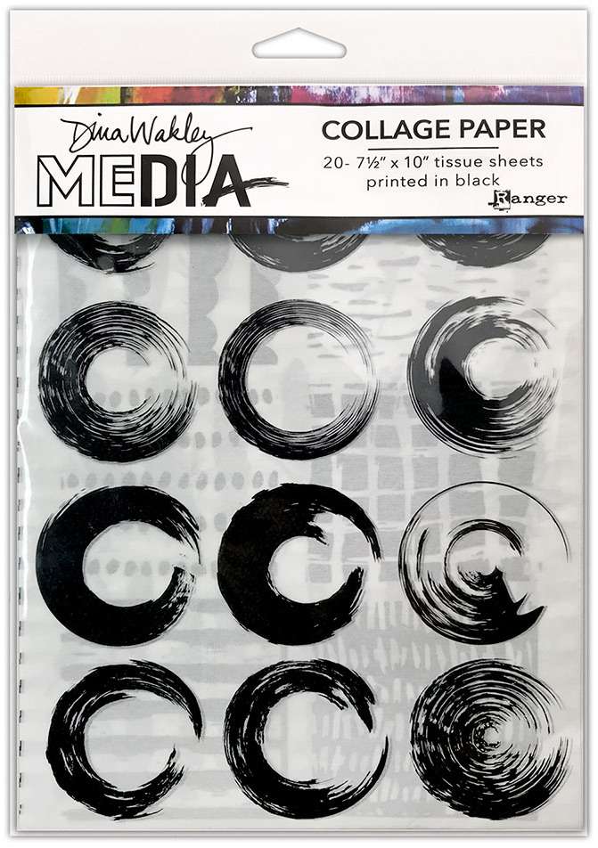 Dina Wakley Collage Paper Elements
