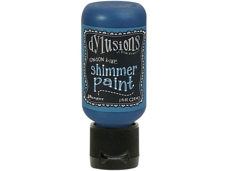 Dylusions Shimmer Paint London Blue