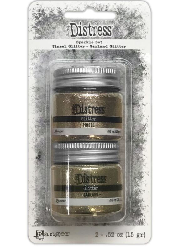 Ranger Distress Sparkle Set Tinsel en Garlans Glitter