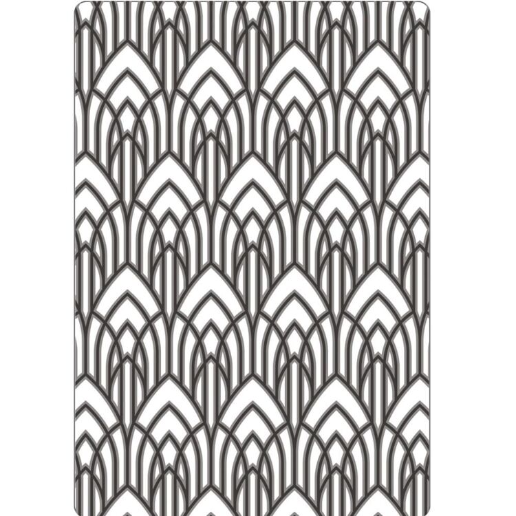 Sizzix TH 3D Texture Fades Embossing Folder Arched