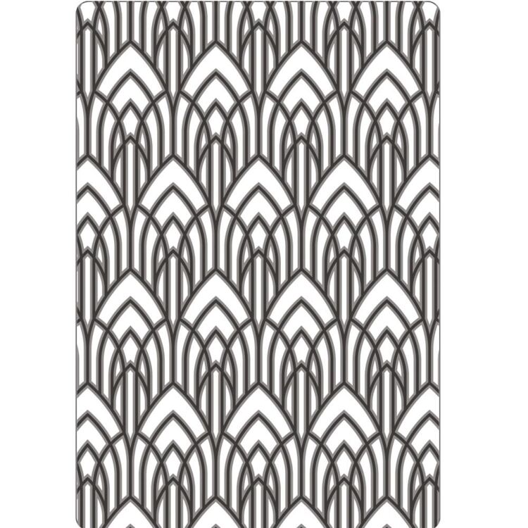 Sizzix TH 3D Texture Fades Embossing Folder Arched