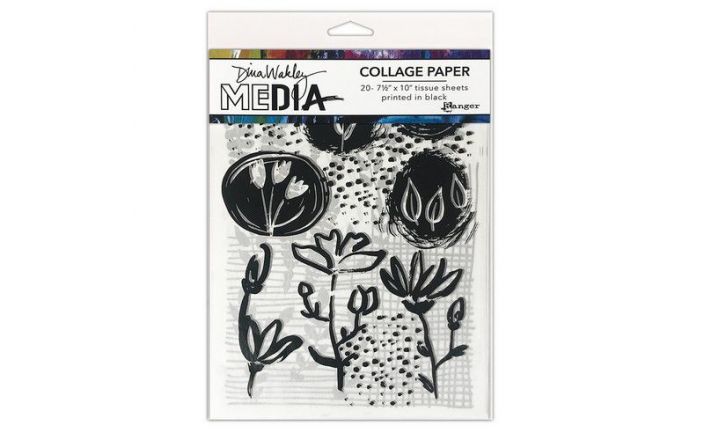 Dina Wakley Collage Paper Things that Grow