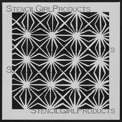 SG Stencil Brilliant Star 6 inch