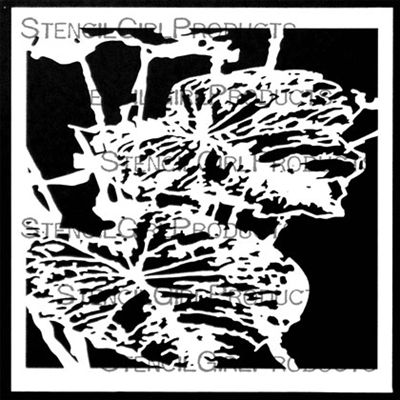SG Stencil Rooted in Nature Small Caladium 6 inch
