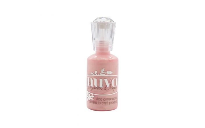 Nuvo Crystal Drops Metallic Shimmering Rose